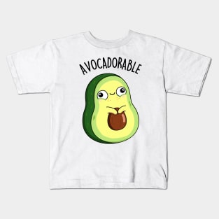 Avoc-adorable Cute Funny Avocado Pun Kids T-Shirt